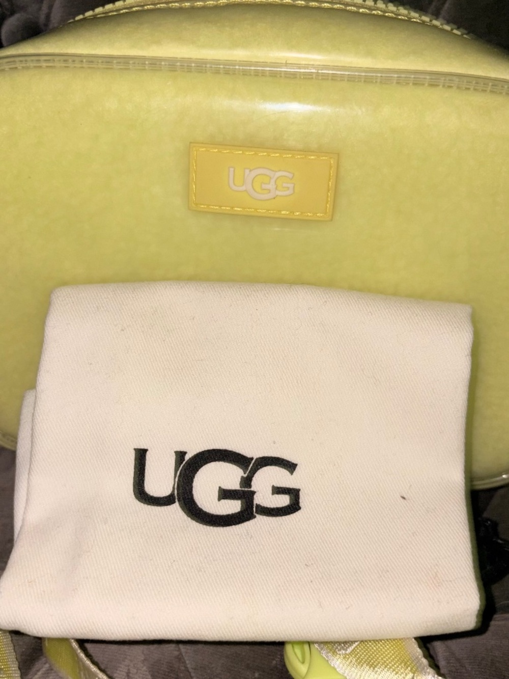 UGG Janey II Plush Women's Clear Crossbody Bag , Polen , O/S